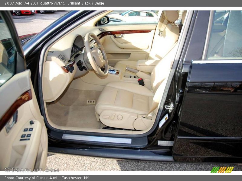 Brilliant Black / Beige 2007 Audi A4 2.0T quattro Avant