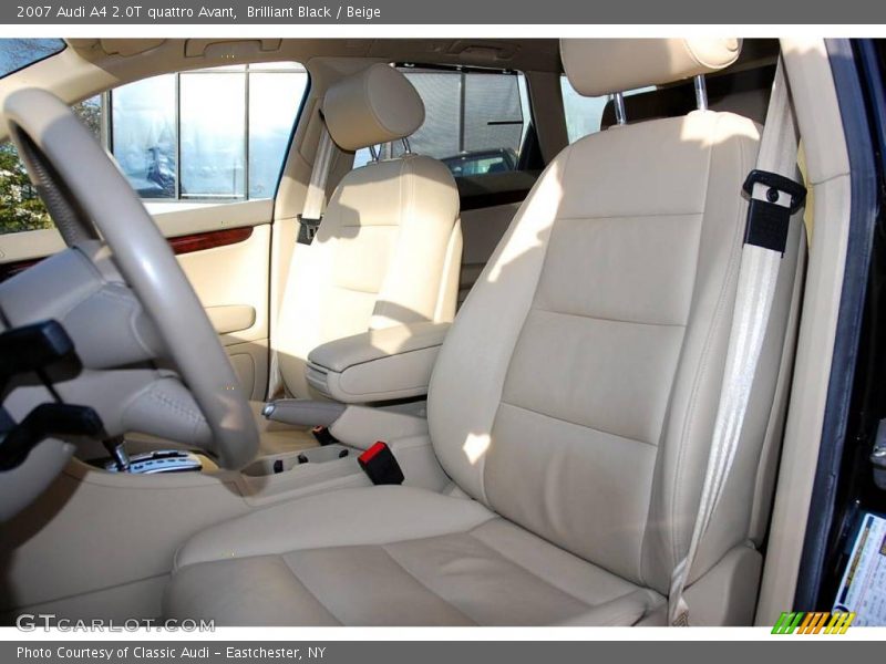 Brilliant Black / Beige 2007 Audi A4 2.0T quattro Avant