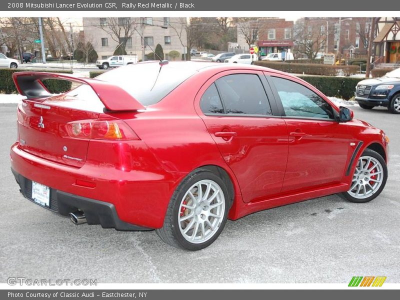 Rally Red Metallic / Black 2008 Mitsubishi Lancer Evolution GSR