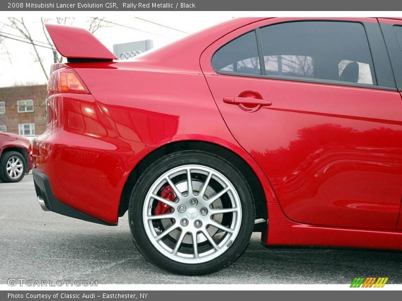 Rally Red Metallic / Black 2008 Mitsubishi Lancer Evolution GSR