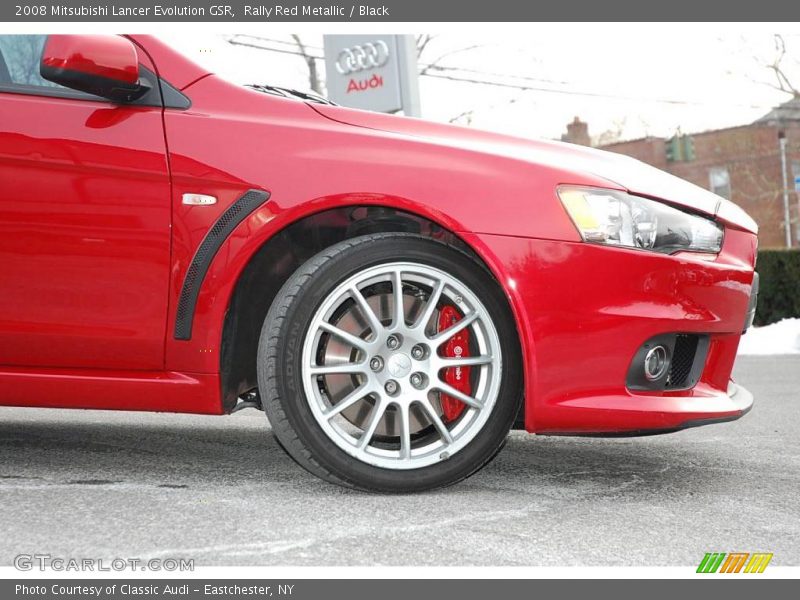 Rally Red Metallic / Black 2008 Mitsubishi Lancer Evolution GSR