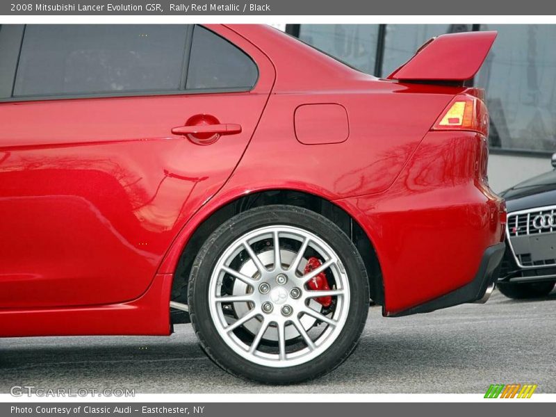Rally Red Metallic / Black 2008 Mitsubishi Lancer Evolution GSR