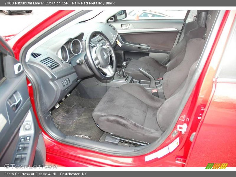 Rally Red Metallic / Black 2008 Mitsubishi Lancer Evolution GSR