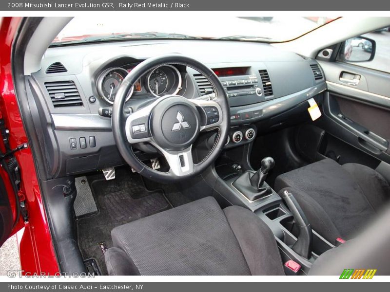 Rally Red Metallic / Black 2008 Mitsubishi Lancer Evolution GSR