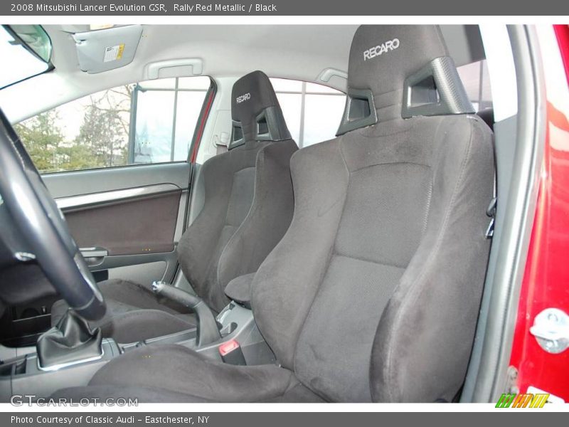 Rally Red Metallic / Black 2008 Mitsubishi Lancer Evolution GSR