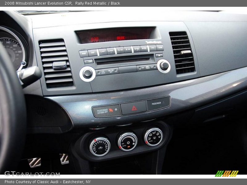 Rally Red Metallic / Black 2008 Mitsubishi Lancer Evolution GSR