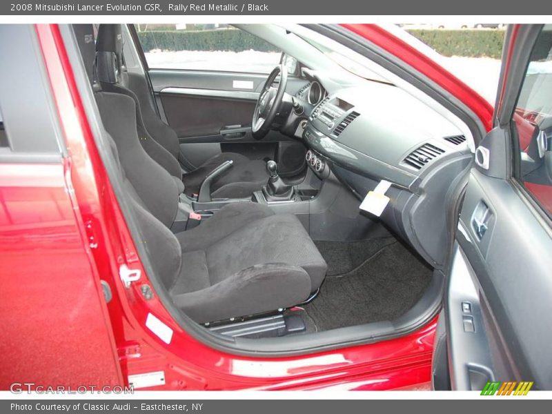 Rally Red Metallic / Black 2008 Mitsubishi Lancer Evolution GSR