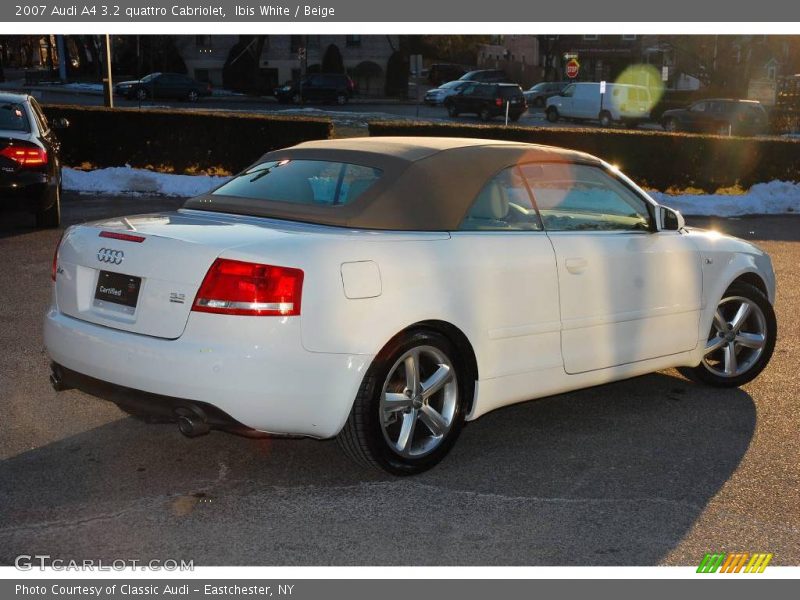 Ibis White / Beige 2007 Audi A4 3.2 quattro Cabriolet