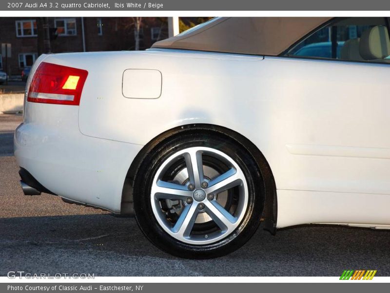 Ibis White / Beige 2007 Audi A4 3.2 quattro Cabriolet
