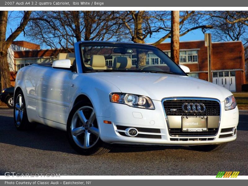 Ibis White / Beige 2007 Audi A4 3.2 quattro Cabriolet