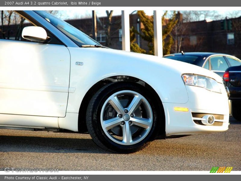 Ibis White / Beige 2007 Audi A4 3.2 quattro Cabriolet