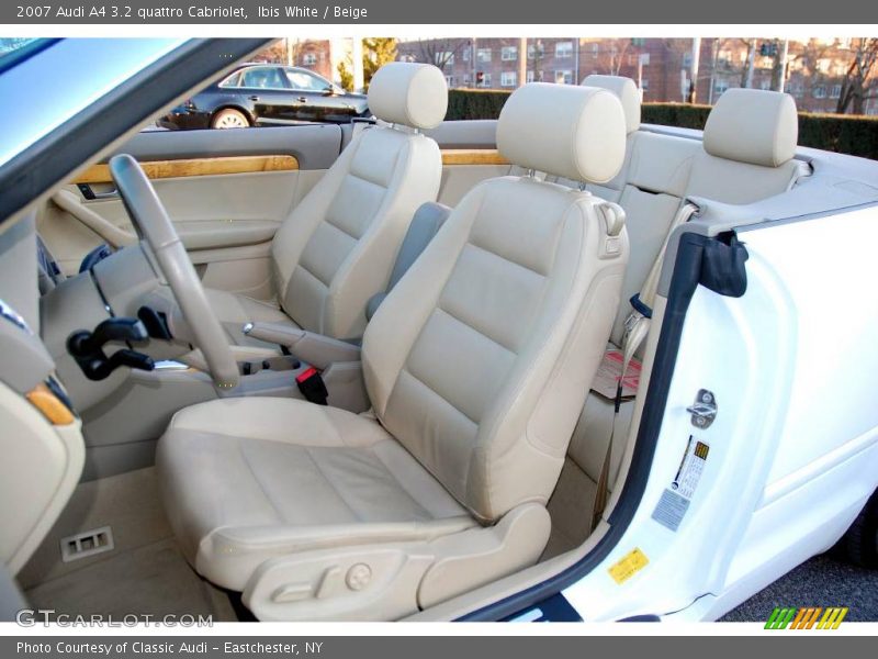 Ibis White / Beige 2007 Audi A4 3.2 quattro Cabriolet
