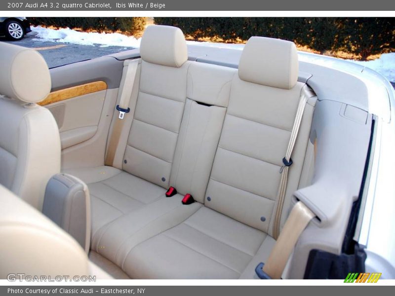 Ibis White / Beige 2007 Audi A4 3.2 quattro Cabriolet