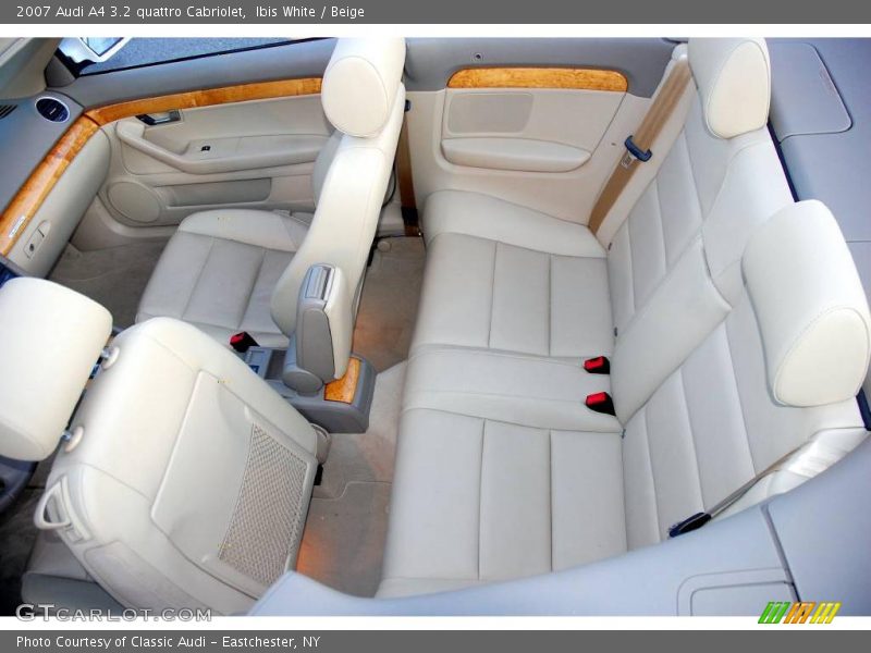 Ibis White / Beige 2007 Audi A4 3.2 quattro Cabriolet
