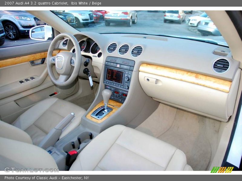 Ibis White / Beige 2007 Audi A4 3.2 quattro Cabriolet