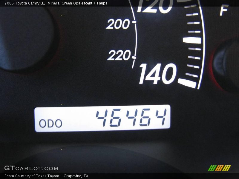 Mineral Green Opalescent / Taupe 2005 Toyota Camry LE