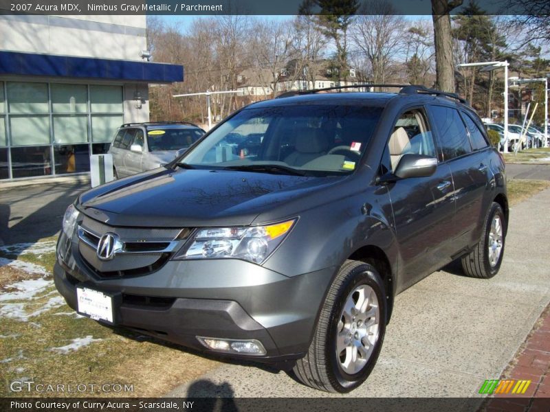Nimbus Gray Metallic / Parchment 2007 Acura MDX