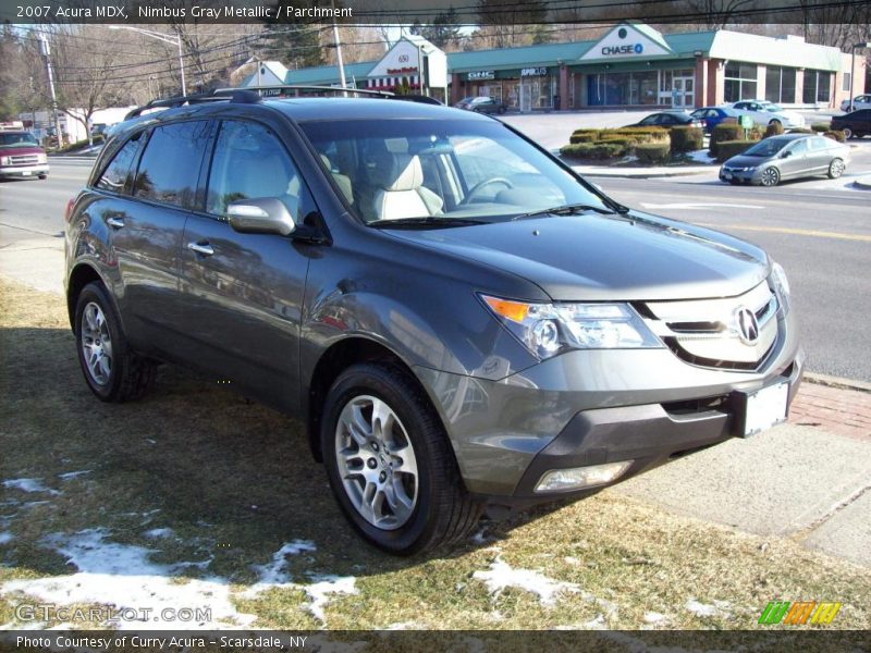 Nimbus Gray Metallic / Parchment 2007 Acura MDX