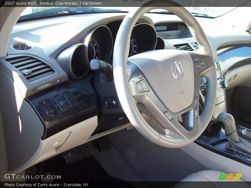 Nimbus Gray Metallic / Parchment 2007 Acura MDX