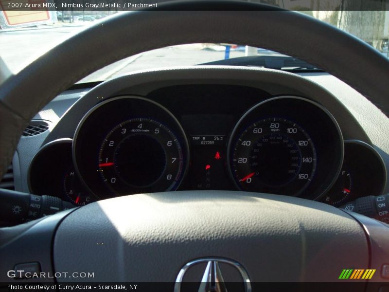Nimbus Gray Metallic / Parchment 2007 Acura MDX