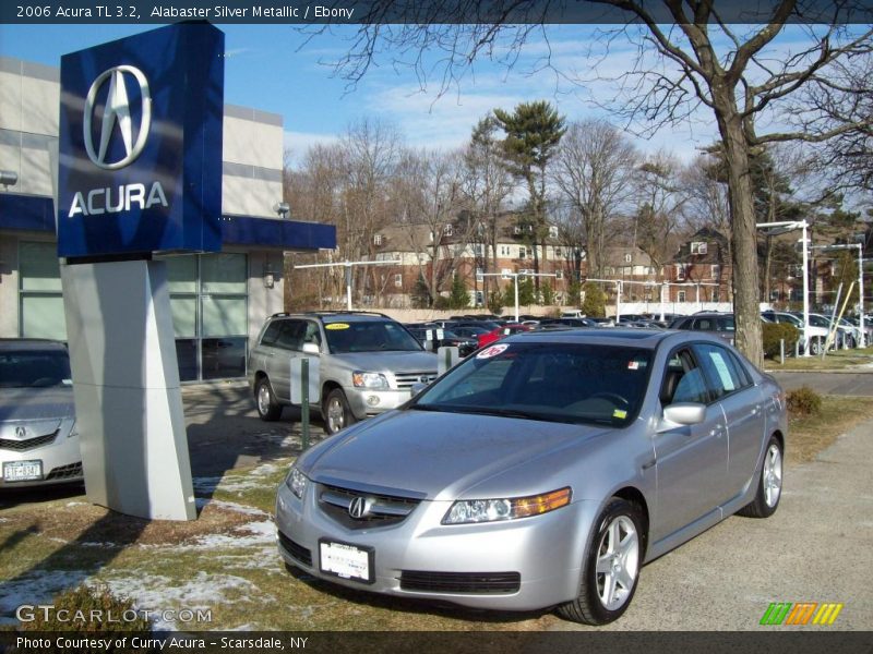 Alabaster Silver Metallic / Ebony 2006 Acura TL 3.2