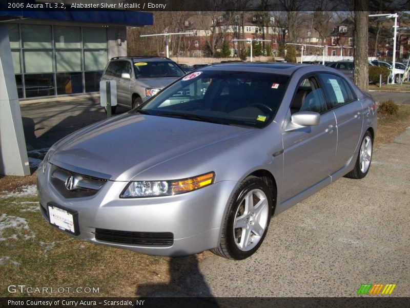Alabaster Silver Metallic / Ebony 2006 Acura TL 3.2