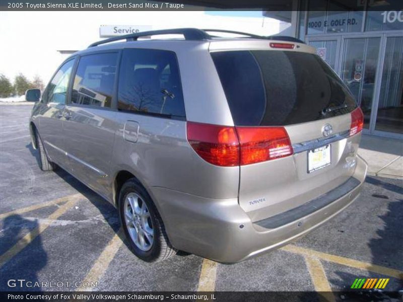 Desert Sand Mica / Taupe 2005 Toyota Sienna XLE Limited