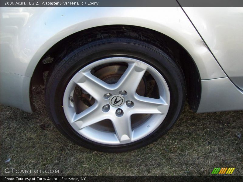 Alabaster Silver Metallic / Ebony 2006 Acura TL 3.2