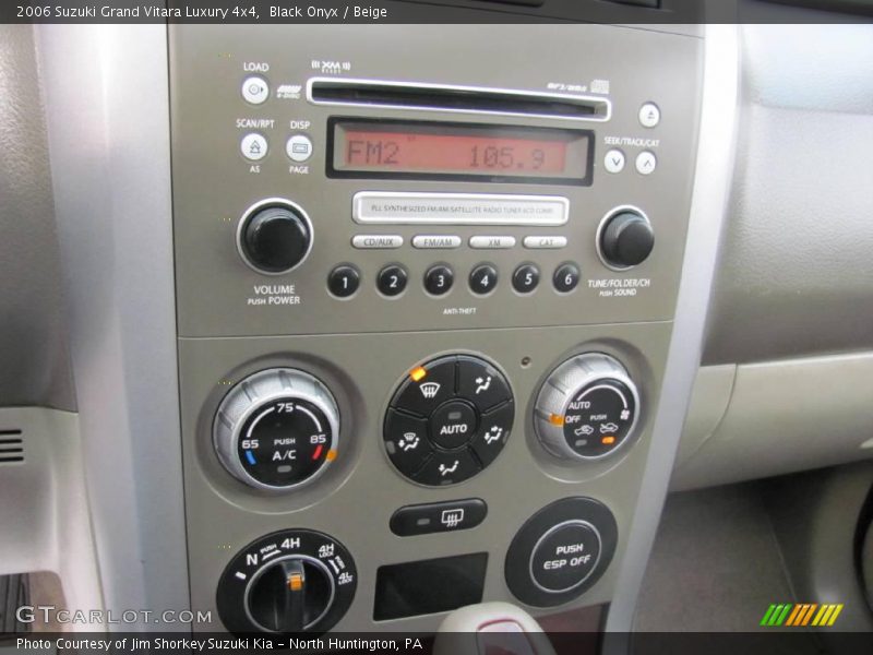 Black Onyx / Beige 2006 Suzuki Grand Vitara Luxury 4x4