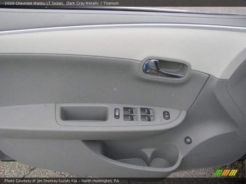 Dark Gray Metallic / Titanium 2009 Chevrolet Malibu LT Sedan