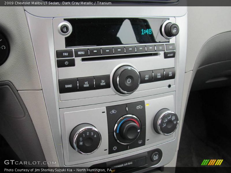 Dark Gray Metallic / Titanium 2009 Chevrolet Malibu LT Sedan