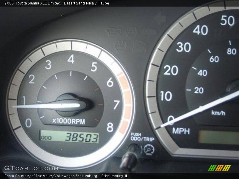 Desert Sand Mica / Taupe 2005 Toyota Sienna XLE Limited