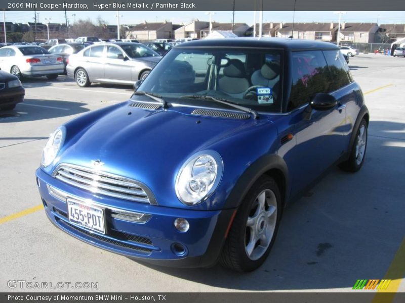 Hyper Blue Metallic / Panther Black 2006 Mini Cooper Hardtop