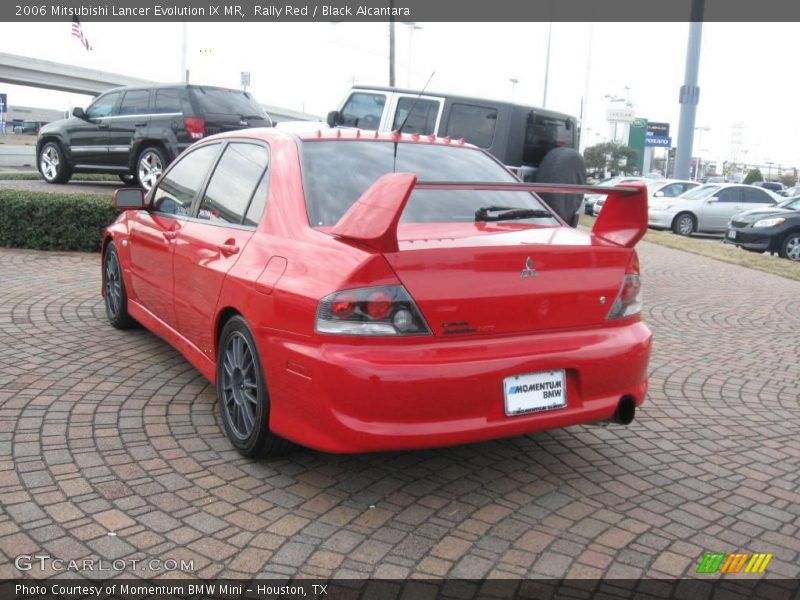 Rally Red / Black Alcantara 2006 Mitsubishi Lancer Evolution IX MR