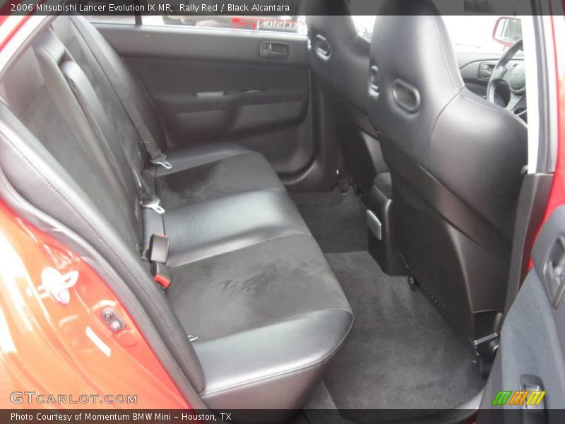  2006 Lancer Evolution IX MR Black Alcantara Interior