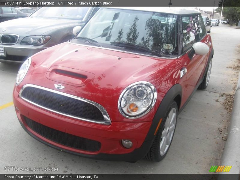Chili Red / Punch Carbon Black 2007 Mini Cooper S Hardtop