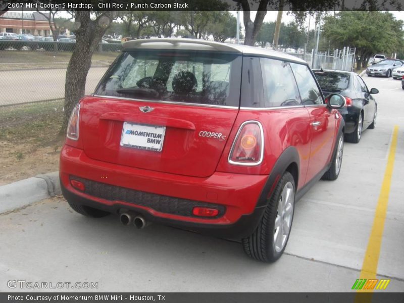 Chili Red / Punch Carbon Black 2007 Mini Cooper S Hardtop