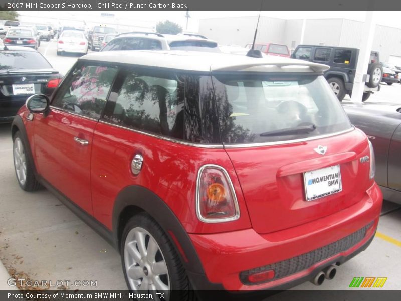 Chili Red / Punch Carbon Black 2007 Mini Cooper S Hardtop