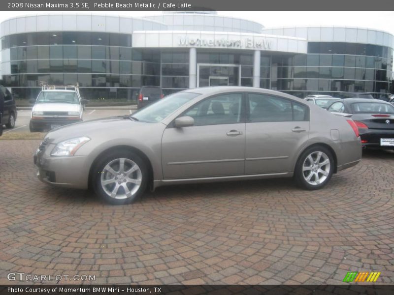 Pebble Beach Metallic / Cafe Latte 2008 Nissan Maxima 3.5 SE