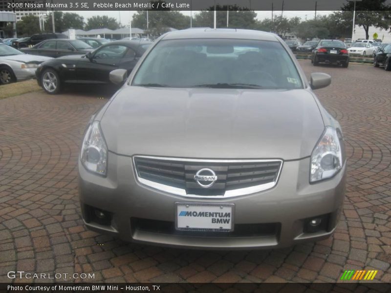 Pebble Beach Metallic / Cafe Latte 2008 Nissan Maxima 3.5 SE