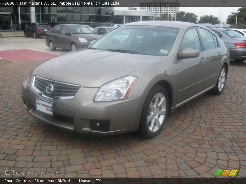 Pebble Beach Metallic / Cafe Latte 2008 Nissan Maxima 3.5 SE