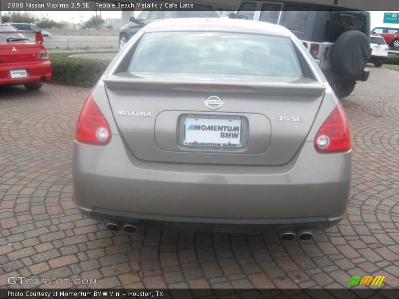 Pebble Beach Metallic / Cafe Latte 2008 Nissan Maxima 3.5 SE
