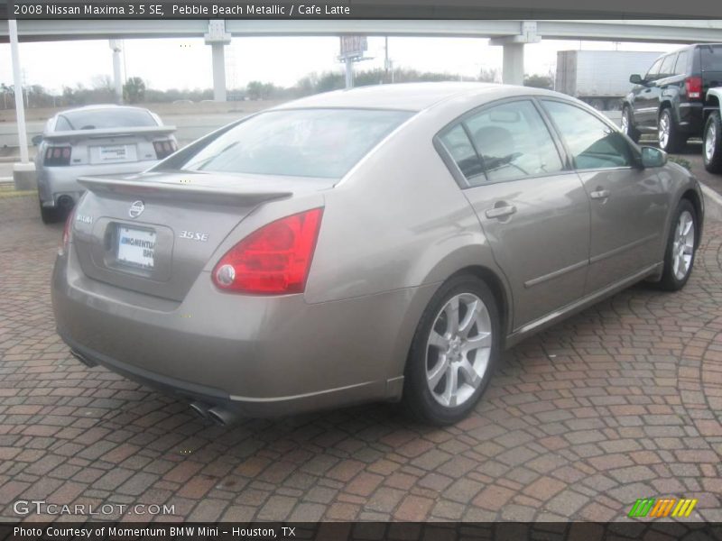 Pebble Beach Metallic / Cafe Latte 2008 Nissan Maxima 3.5 SE