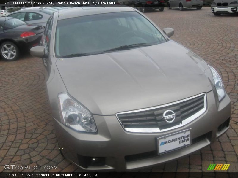 Pebble Beach Metallic / Cafe Latte 2008 Nissan Maxima 3.5 SE