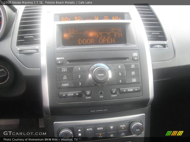 Pebble Beach Metallic / Cafe Latte 2008 Nissan Maxima 3.5 SE