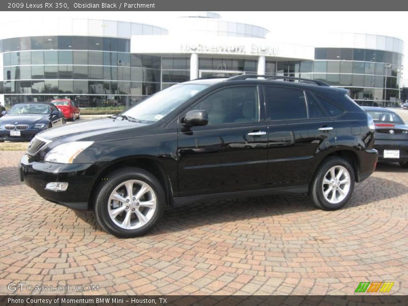 Obsidian Black / Parchment 2009 Lexus RX 350