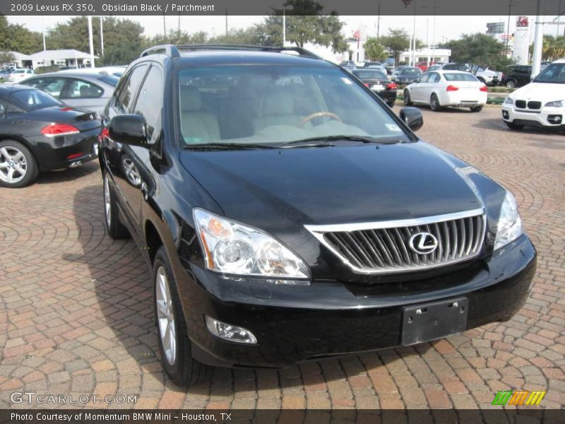 Obsidian Black / Parchment 2009 Lexus RX 350