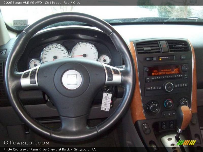 Chili Pepper Red / Gray 2006 Saturn VUE V6 AWD