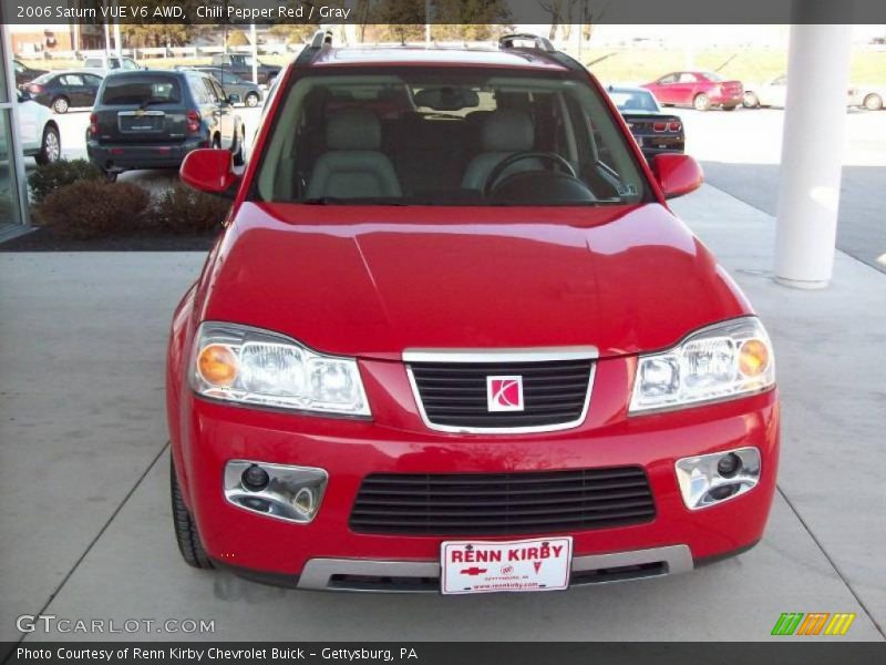 Chili Pepper Red / Gray 2006 Saturn VUE V6 AWD