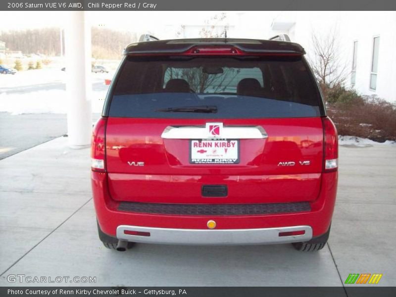 Chili Pepper Red / Gray 2006 Saturn VUE V6 AWD